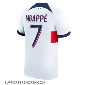 Paris Saint-Germain Kylian Mbappe #7 Borta Matchtröja 2023-24 Kortärmad